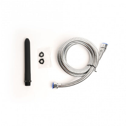 Sport Fucker Hydro Shot Travel Kit - Black 15 cm Clearning Nozzle with 1.8m Flex Hose Connection Sport Fucker