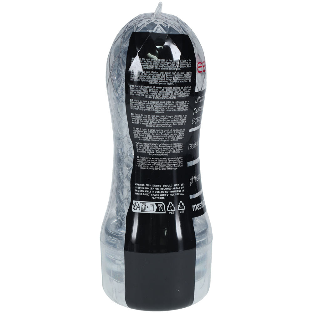 SHOTS Easy Rider - Clear - Clear Vagina Stroker Shots Toys