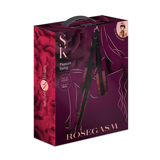 Secret Kisses ROSEGASM PLEASURE SWING - Black/Red Pleasure Swing Default Title - Club X