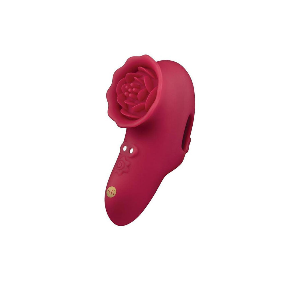 Secret Kisses ROSEGASM PLAYFUL PETAL - Red USB Rechargeable Finger Stimulator Xgen Products