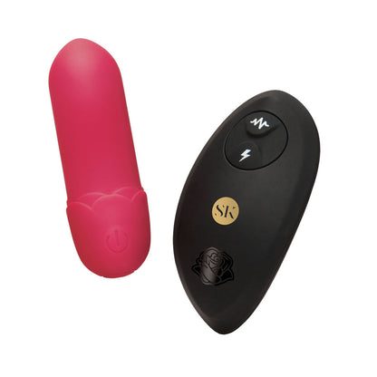 Secret Kisses ROSEGASM Petal Play Mini Bullet Vibe - Red 7.5 cm USB Rechargeable Bullet with Wireless Remote XGEN Products