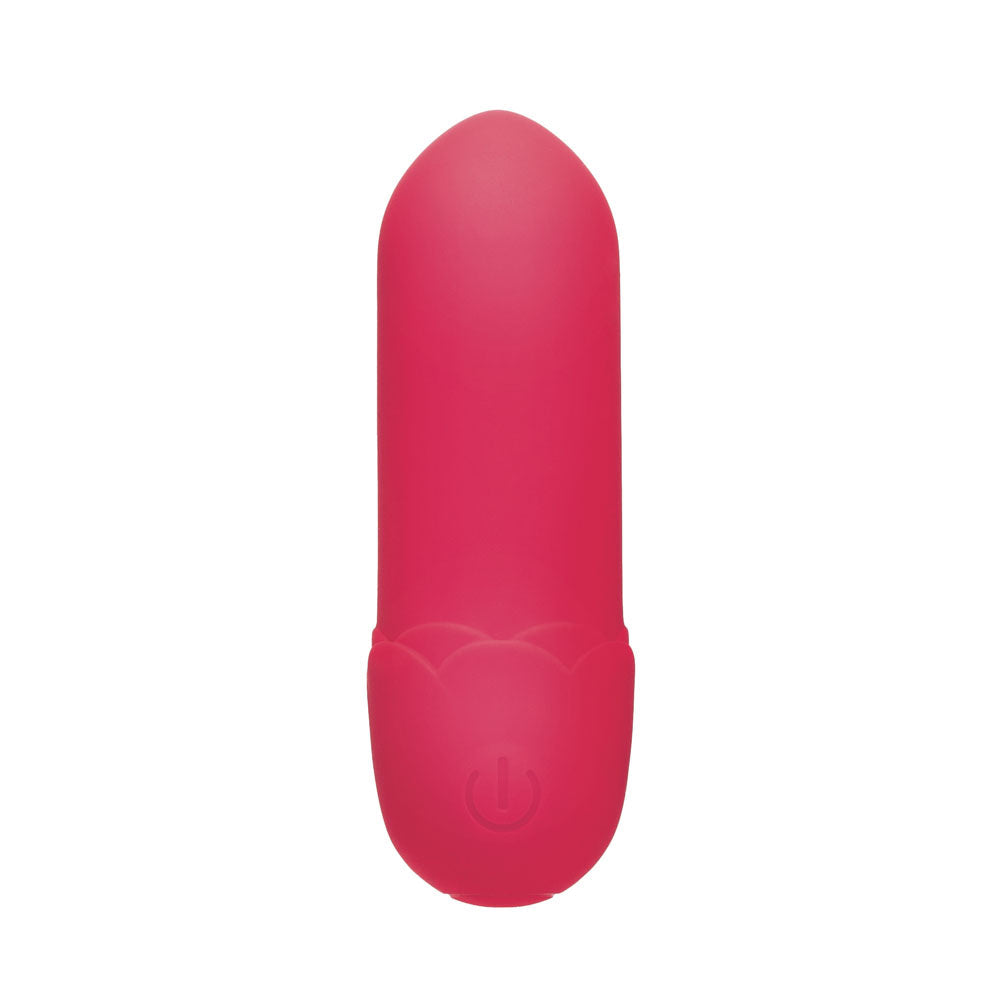 Secret Kisses ROSEGASM Petal Play Mini Bullet Vibe - Red 7.5 cm USB Rechargeable Bullet with Wireless Remote XGEN Products