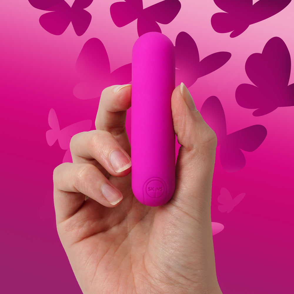 Skins Super Excite Rechargeable Pink Bullet - Pink USB Rechargeable Bullet Creative Conceptions