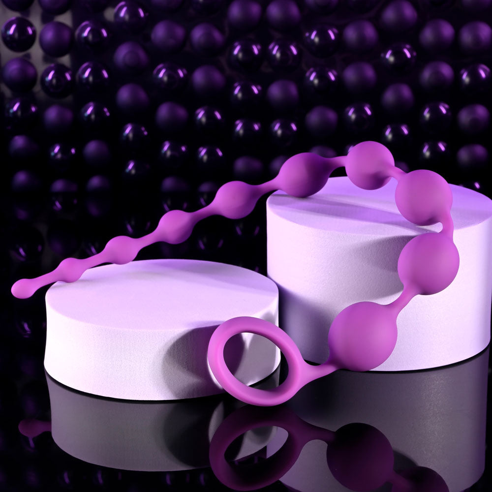 Selopa BEADED ADVENTURE - Purple 35.5 cm Anal Beads Selopa