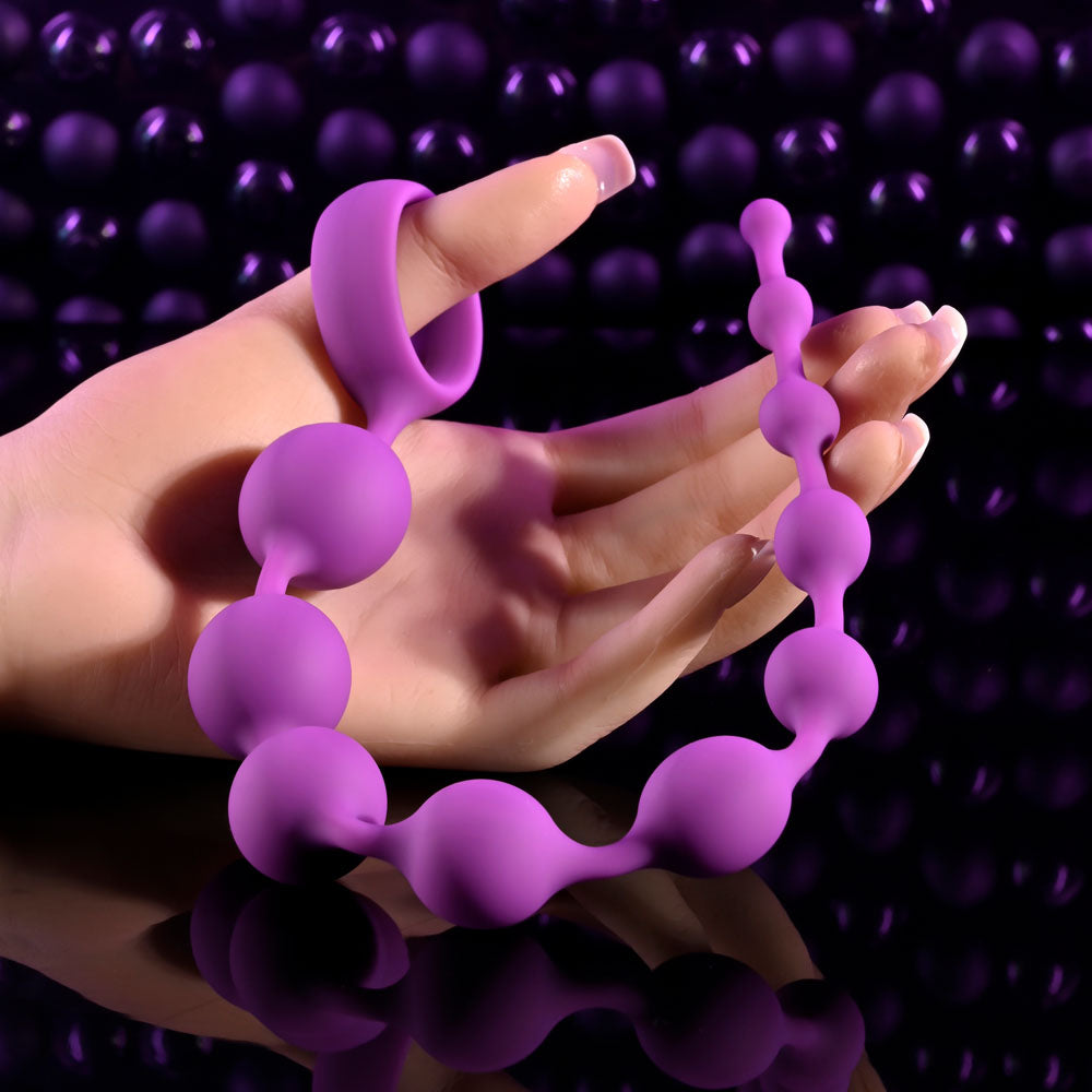 Selopa BEADED ADVENTURE - Purple 35.5 cm Anal Beads Selopa
