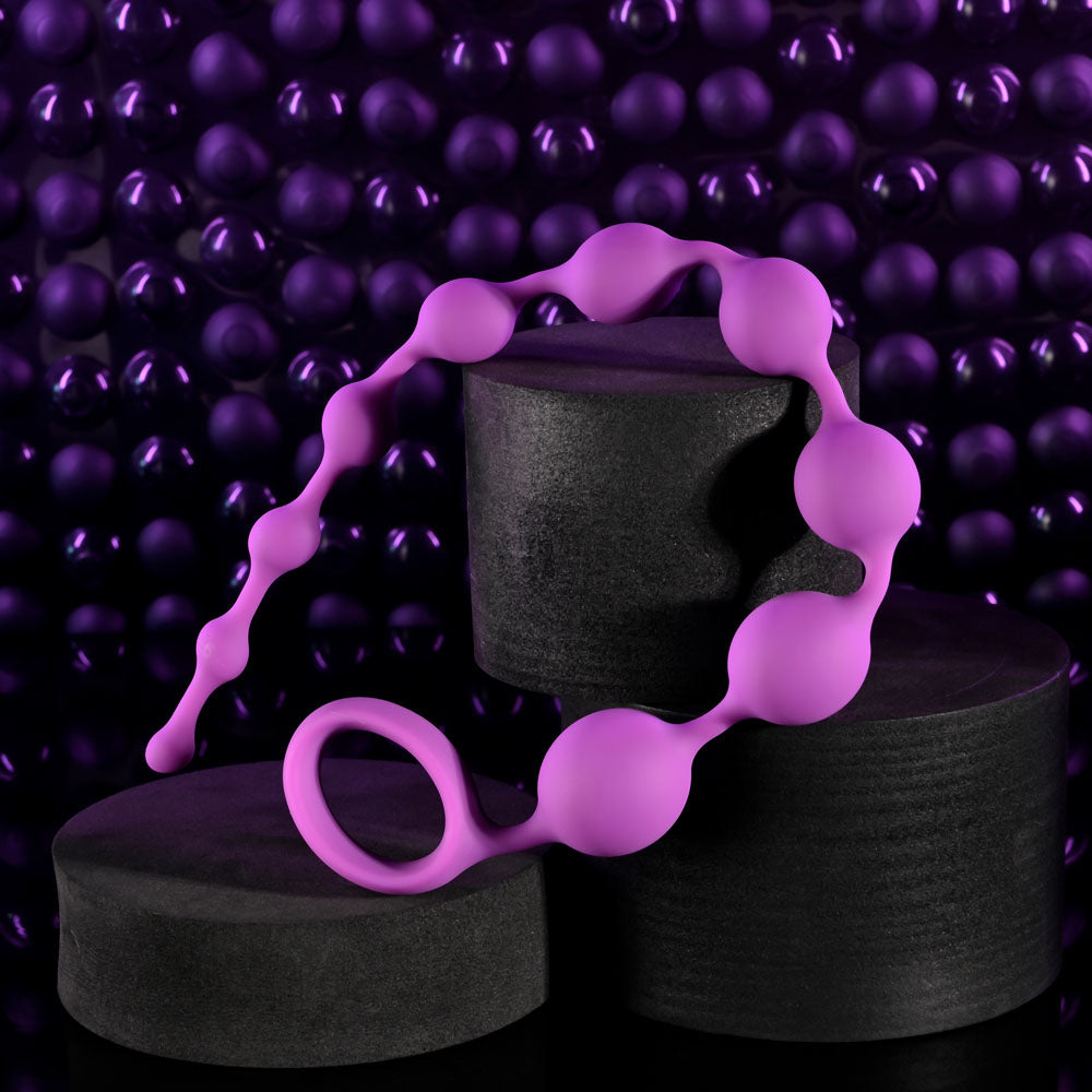Selopa BEADED ADVENTURE - Purple 35.5 cm Anal Beads Selopa