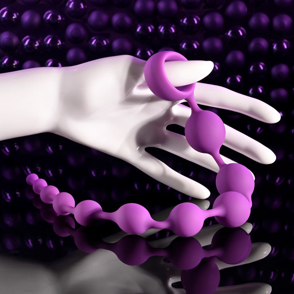 Selopa BEADED ADVENTURE - Purple 35.5 cm Anal Beads Selopa