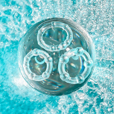 Selopa ERECTION RINGS - Clear Cock Rings - Set of 3 Selopa