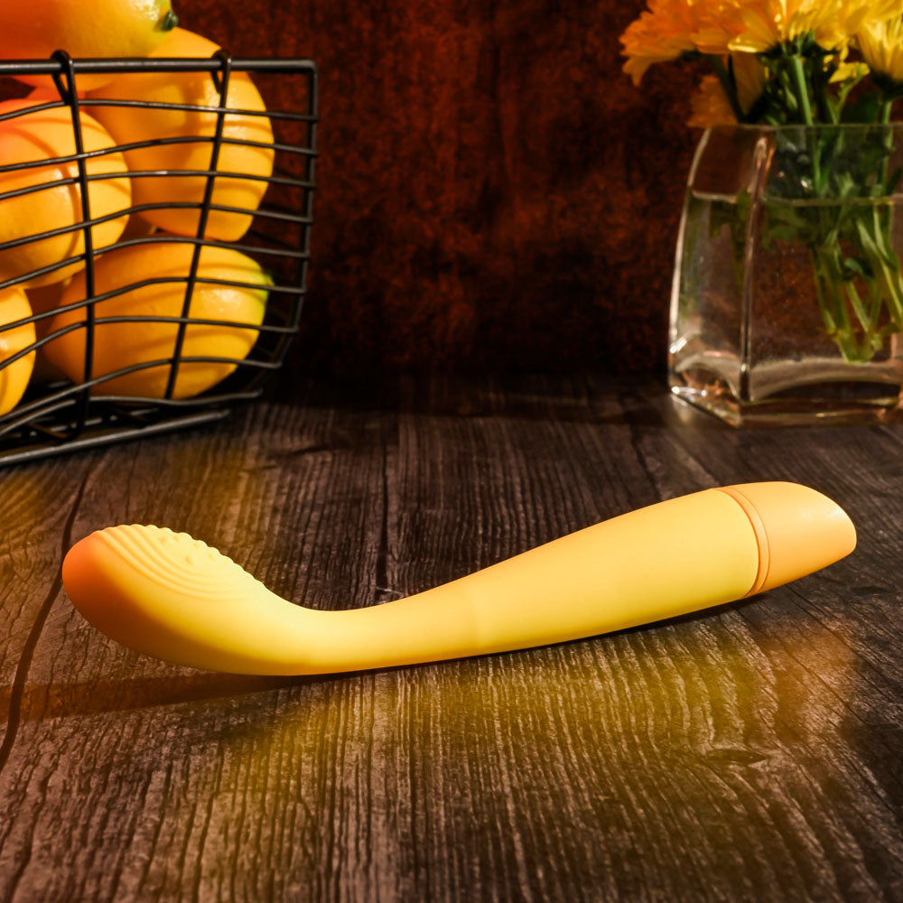 Selopa LEMON SQUEEZE - Yellow 18.4 cm USB Rechargeable Vibrator Selopa
