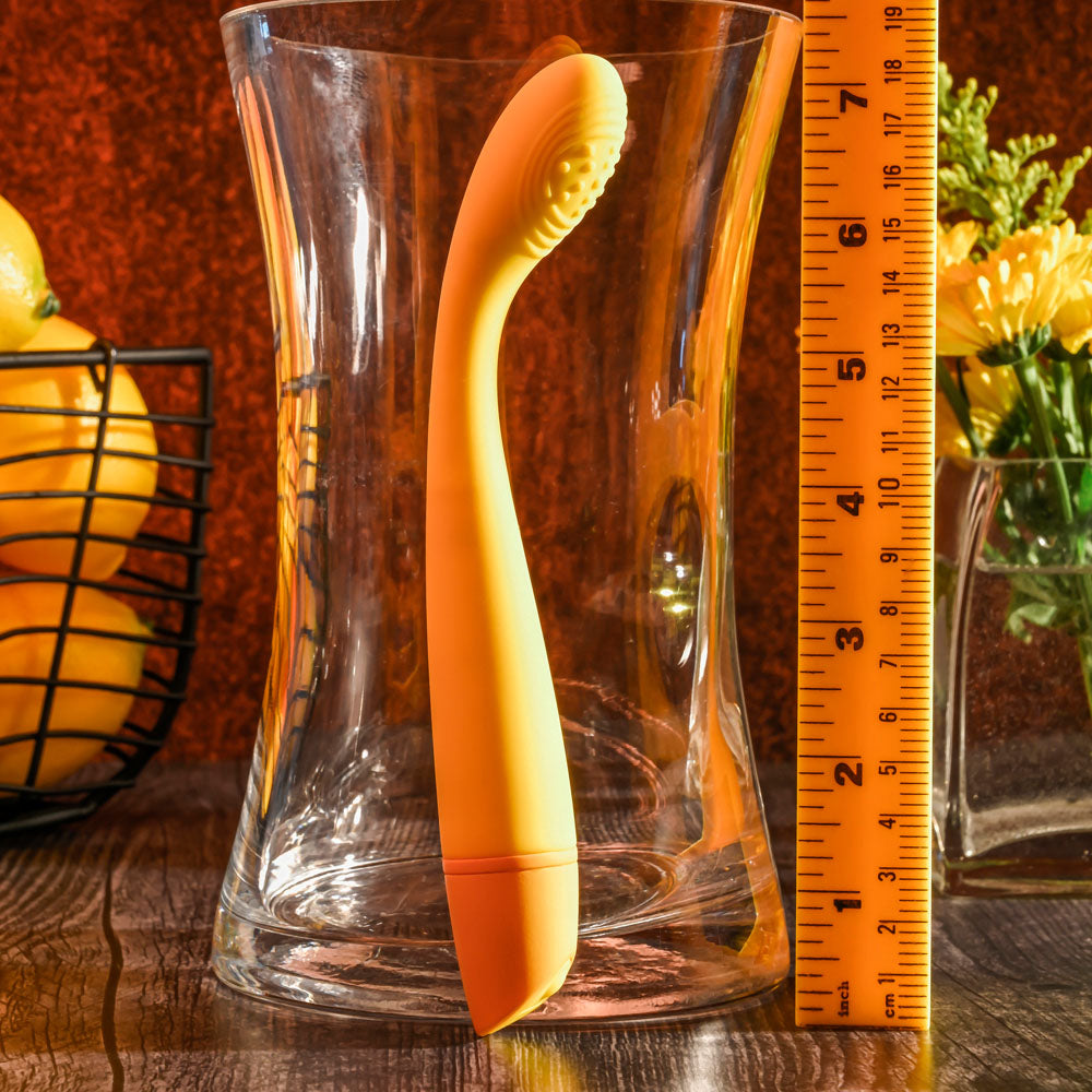 Selopa LEMON SQUEEZE - Yellow 18.4 cm USB Rechargeable Vibrator Selopa