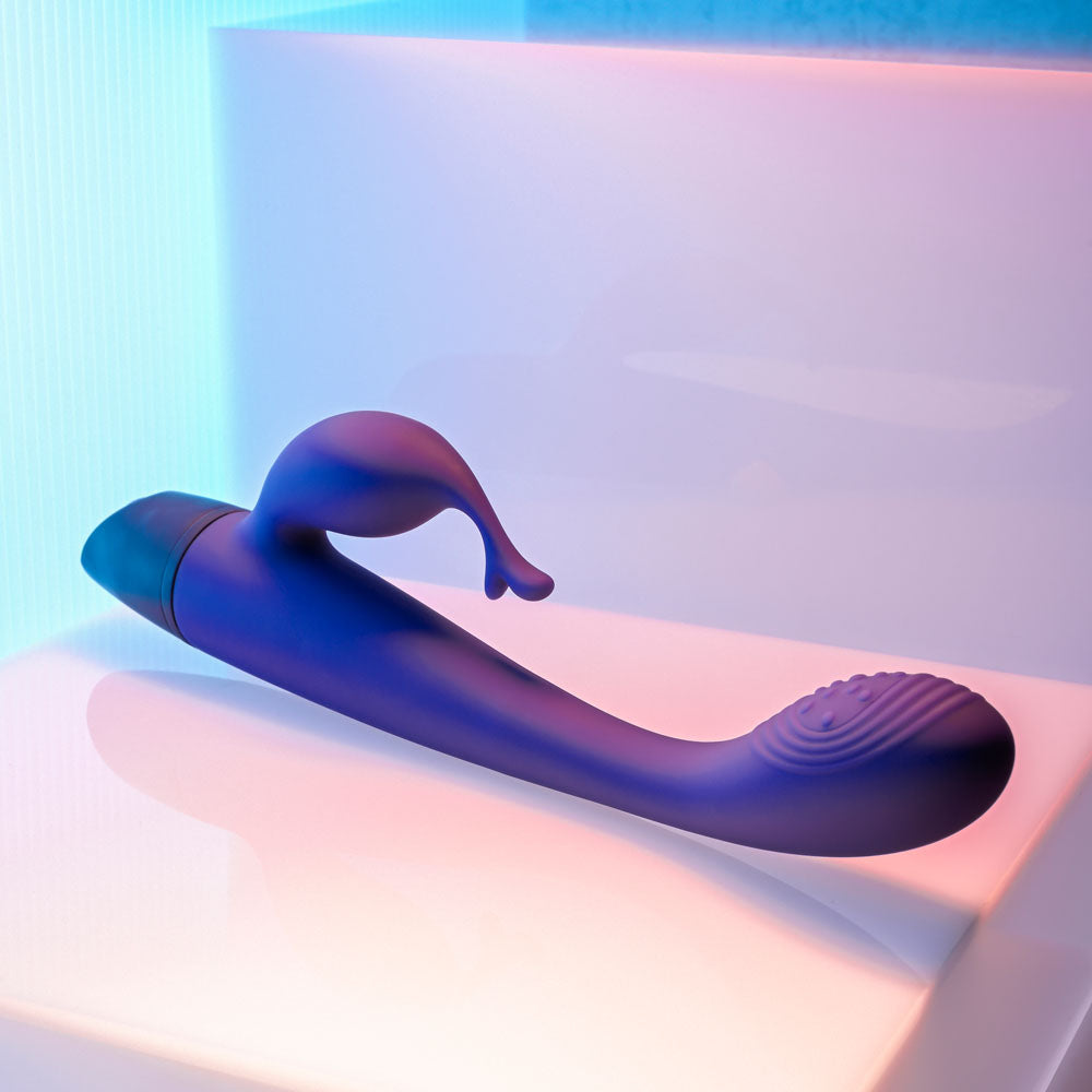 Selopa PLUM PASSION - Purple 18.3 cm USB Rechargeable Rabbit Vibrator Selopa