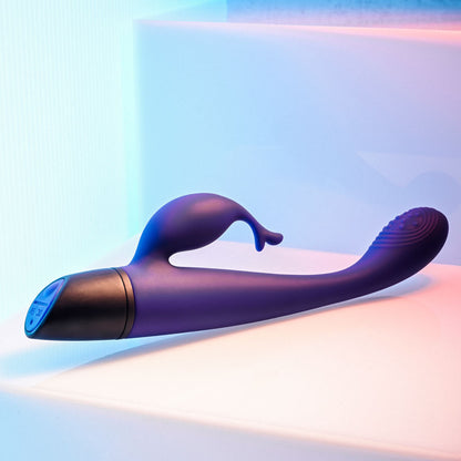 Selopa PLUM PASSION - Purple 18.3 cm USB Rechargeable Rabbit Vibrator Selopa