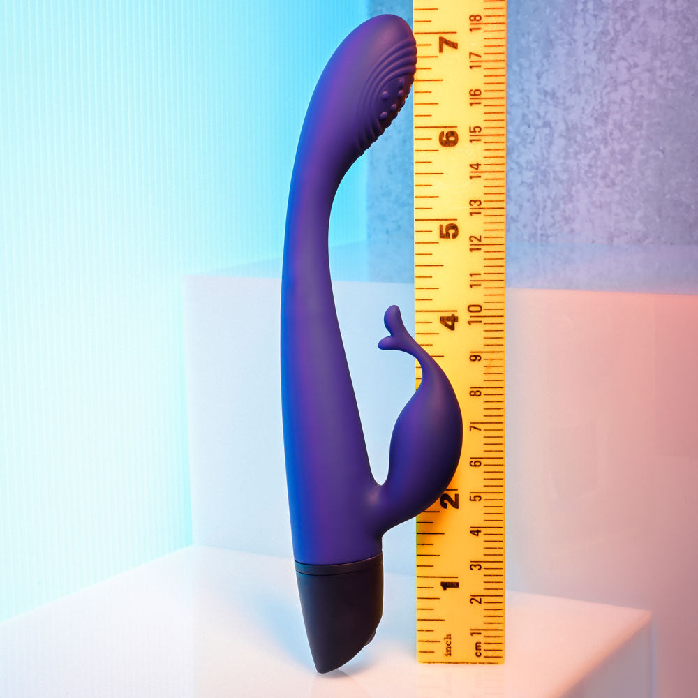 Selopa PLUM PASSION - Purple 18.3 cm USB Rechargeable Rabbit Vibrator Selopa