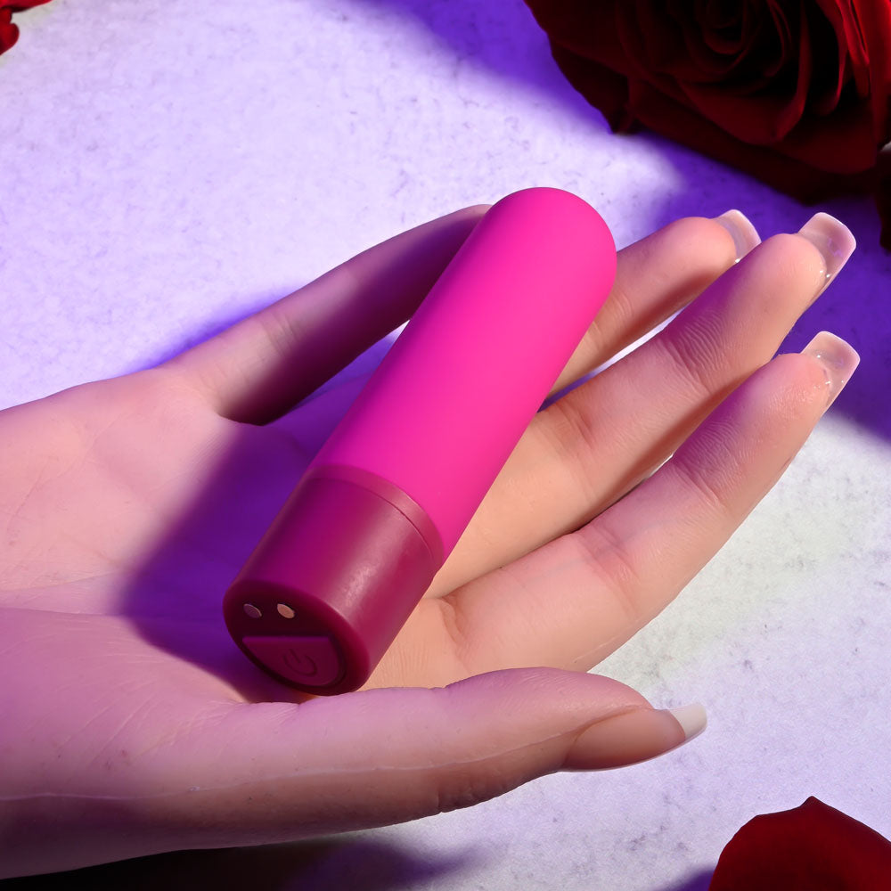 Selopa TINY TEMPTATION - Pink 9.2 cm USB Rechargeable Bullet Selopa