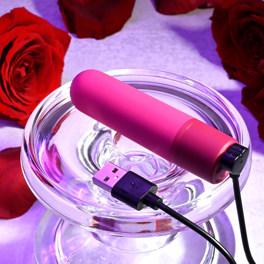 Selopa TINY TEMPTATION - Pink 9.2 cm USB Rechargeable Bullet Selopa