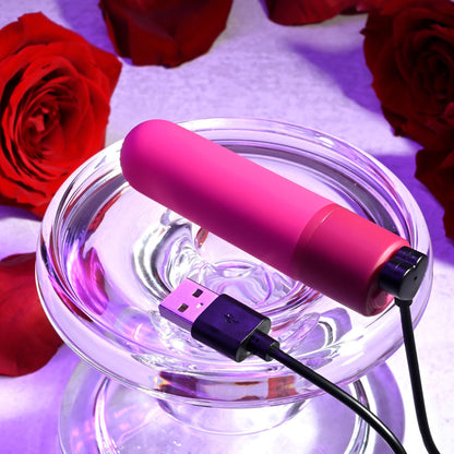 Selopa TINY TEMPTATION - Pink 9.2 cm USB Rechargeable Bullet Selopa