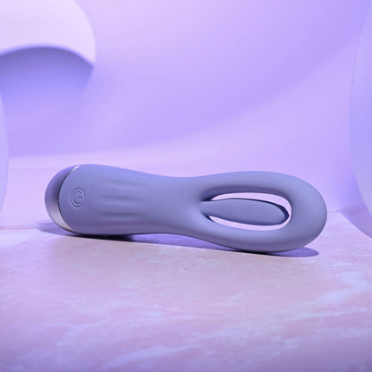 Selopa IN A FLAP - Purple 15 cm USB Rechargeable Flicking Stimulator Selopa