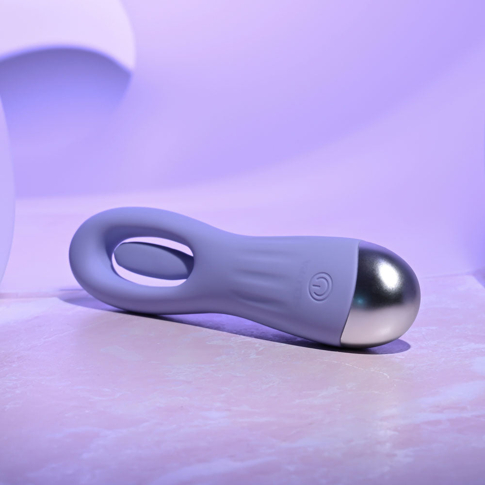 Selopa IN A FLAP - Purple 15 cm USB Rechargeable Flicking Stimulator Selopa