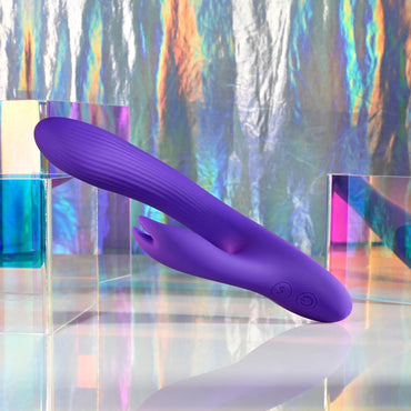 Selopa POSEABLE BUNNY - Purple 21 cm USB Rechargeable Poseable Rabbit Vibrator Selopa