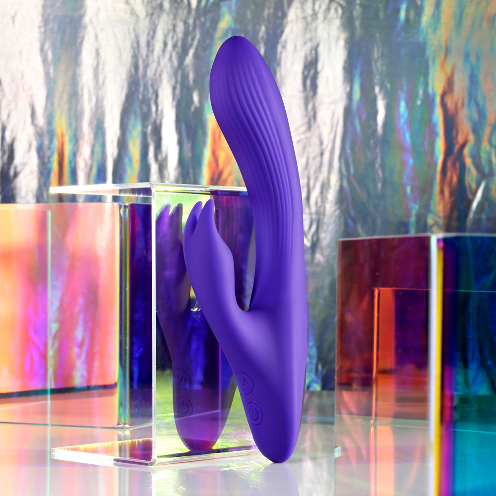 Selopa POSEABLE BUNNY - Purple 21 cm USB Rechargeable Poseable Rabbit Vibrator Selopa