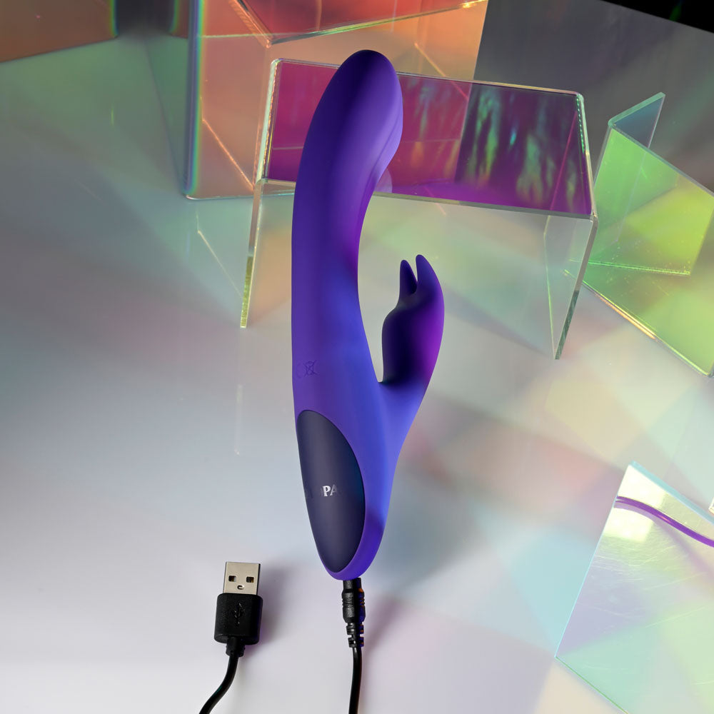 Selopa POSEABLE BUNNY - Purple 21 cm USB Rechargeable Poseable Rabbit Vibrator Selopa