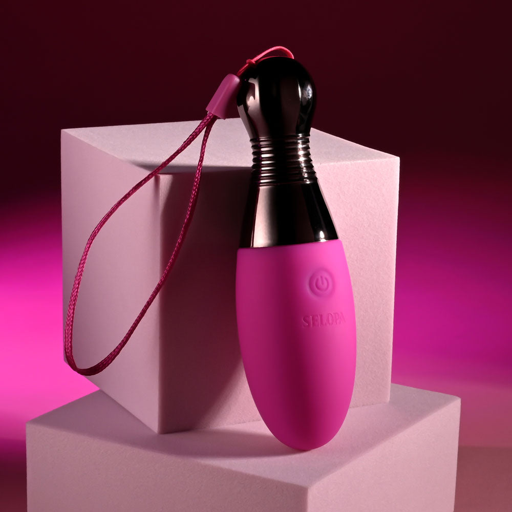 Selopa COMPANION - Pink 11.9 cm USB Rechargeable Vibrating Egg Selopa