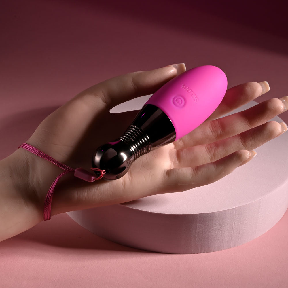 Selopa COMPANION - Pink 11.9 cm USB Rechargeable Vibrating Egg Selopa