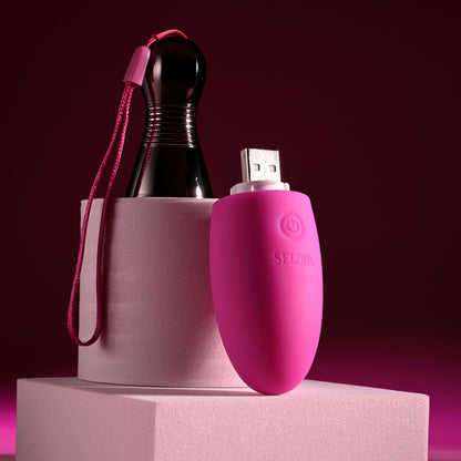Selopa COMPANION - Pink 11.9 cm USB Rechargeable Vibrating Egg Selopa