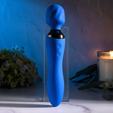 Selopa BLUE BELLE - Blue USB Rechargeable 20 cm Massage Wand Selopa
