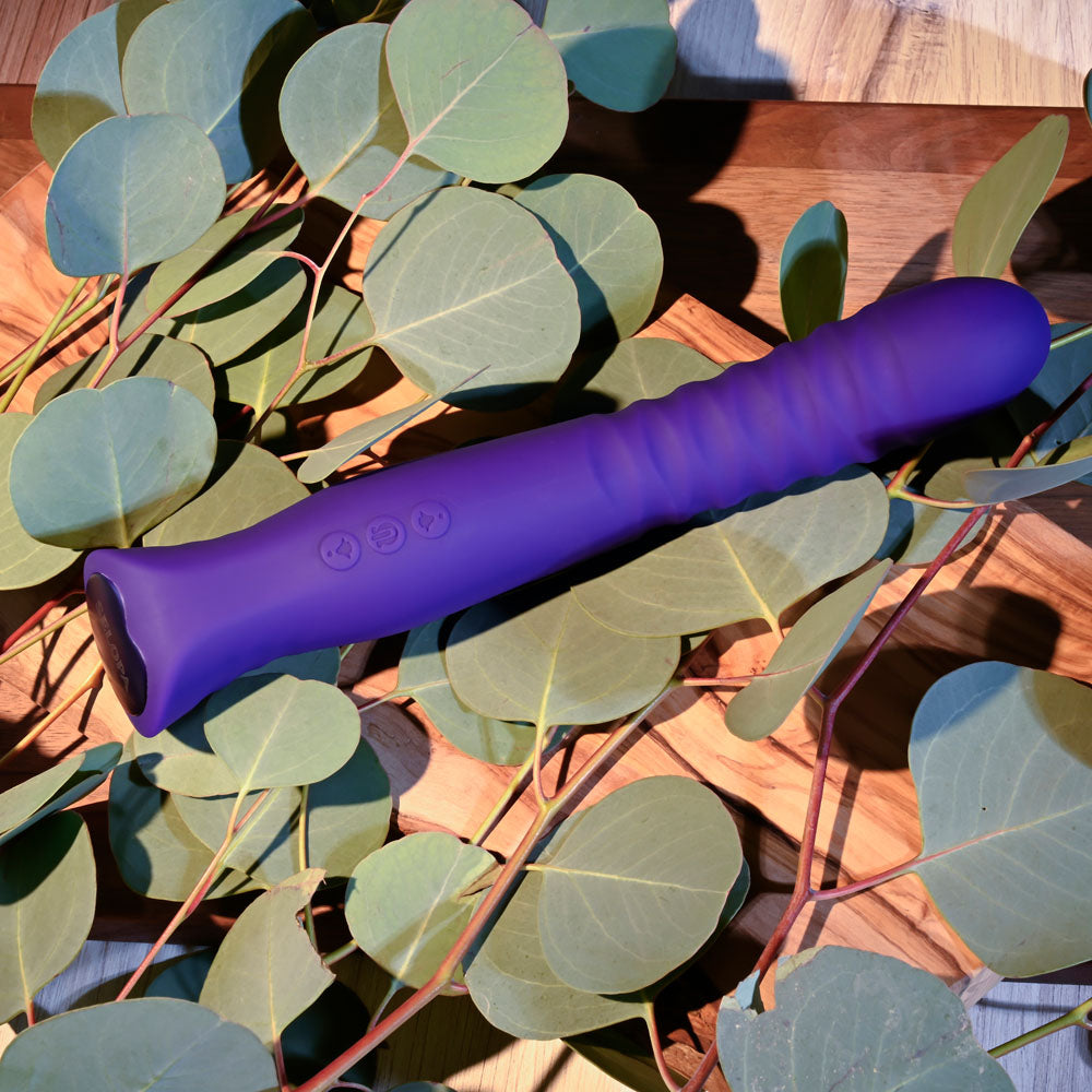 Selopa TRIXXXIE - Purple 22.2 cm USB Rechargeable Vibrator Selopa