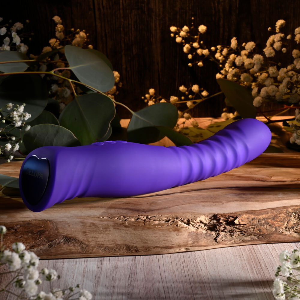 Selopa TRIXXXIE - Purple 22.2 cm USB Rechargeable Vibrator Selopa