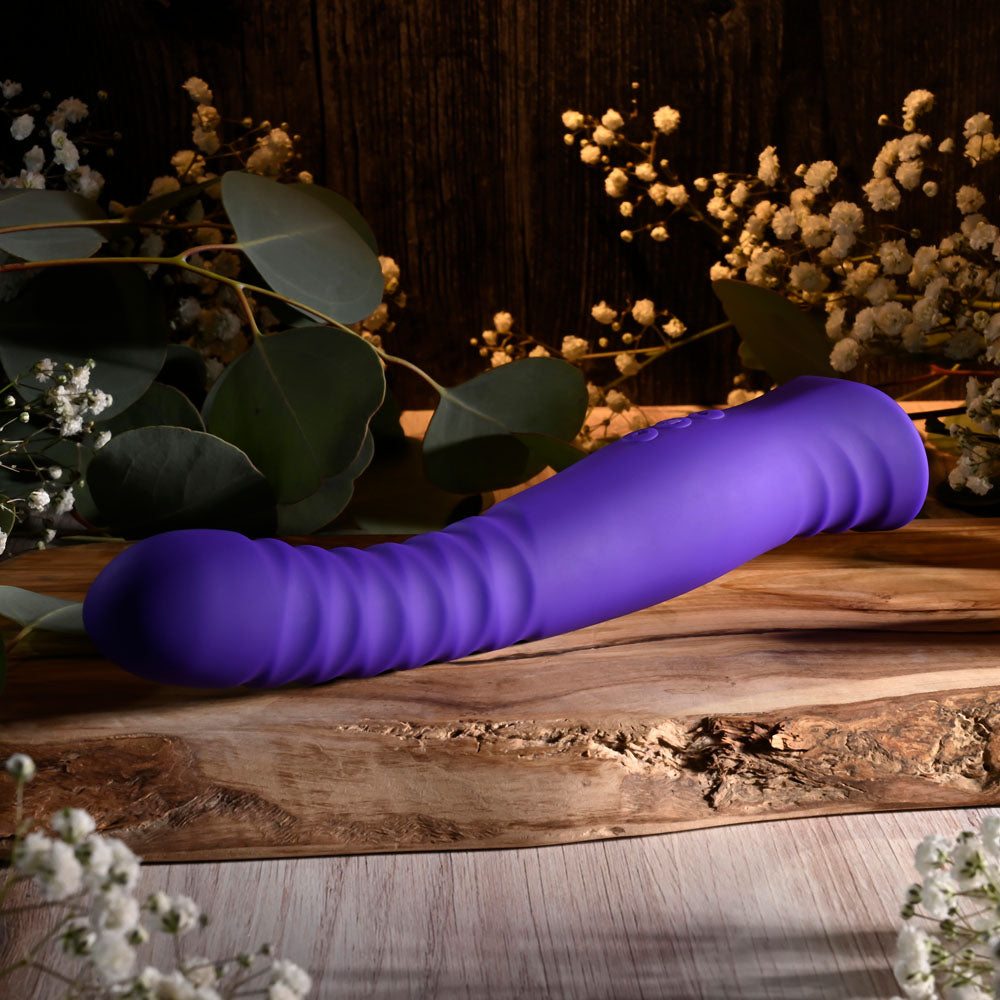 Selopa TRIXXXIE - Purple 22.2 cm USB Rechargeable Vibrator Selopa