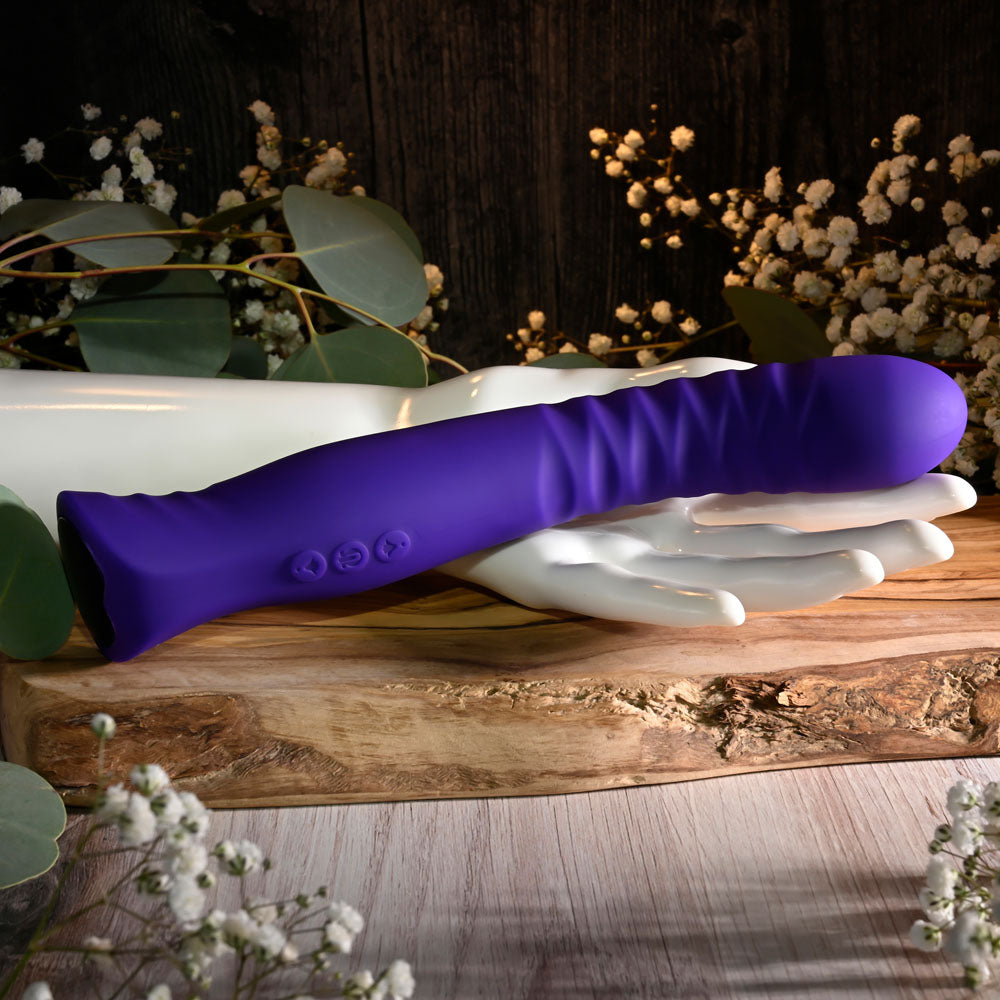 Selopa TRIXXXIE - Purple 22.2 cm USB Rechargeable Vibrator Selopa