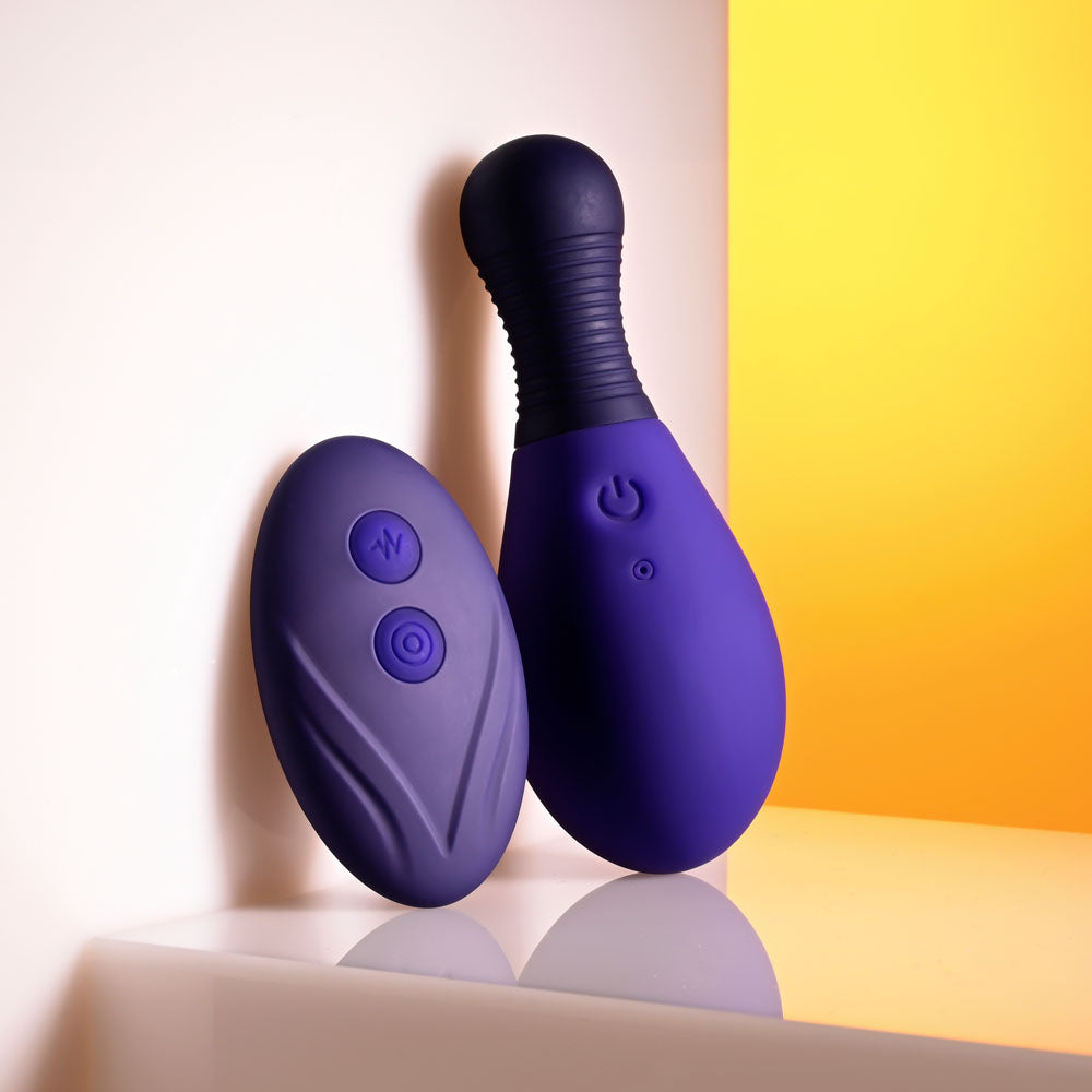 Selopa EGG ME ON - Purple 10 cm USB Rechargeable Egg with Wireless Remote Selopa