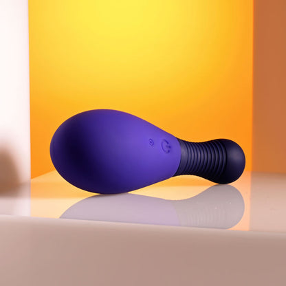 Selopa EGG ME ON - Purple 10 cm USB Rechargeable Egg with Wireless Remote Selopa