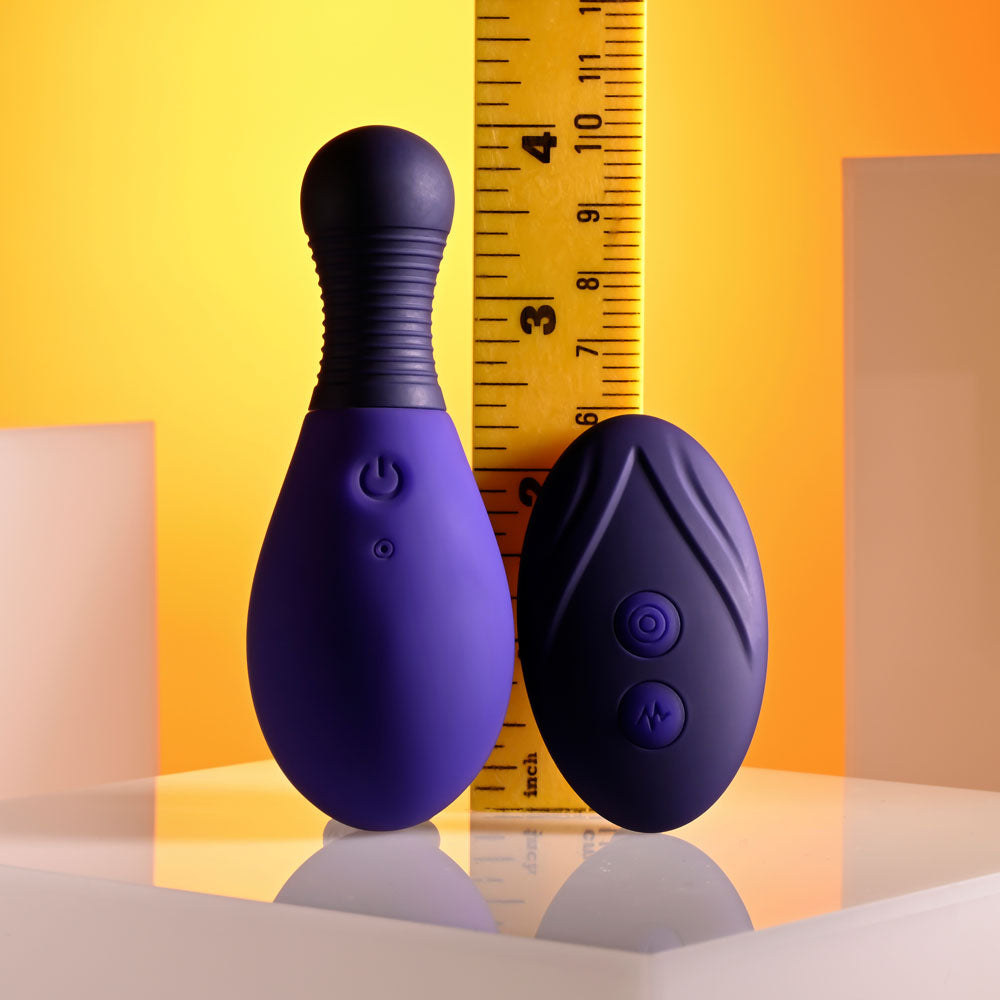 Selopa EGG ME ON - Purple 10 cm USB Rechargeable Egg with Wireless Remote Selopa