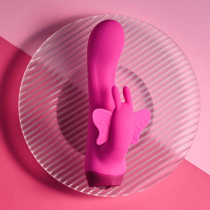 Selopa BUTTERFLY LOVE - Pink 13.8 cm USB Rechargeable Butterfly Vibrator Selopa