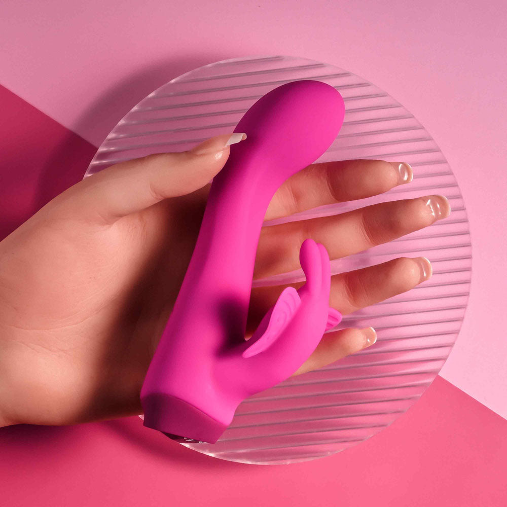 Selopa BUTTERFLY LOVE - Pink 13.8 cm USB Rechargeable Butterfly Vibrator Selopa