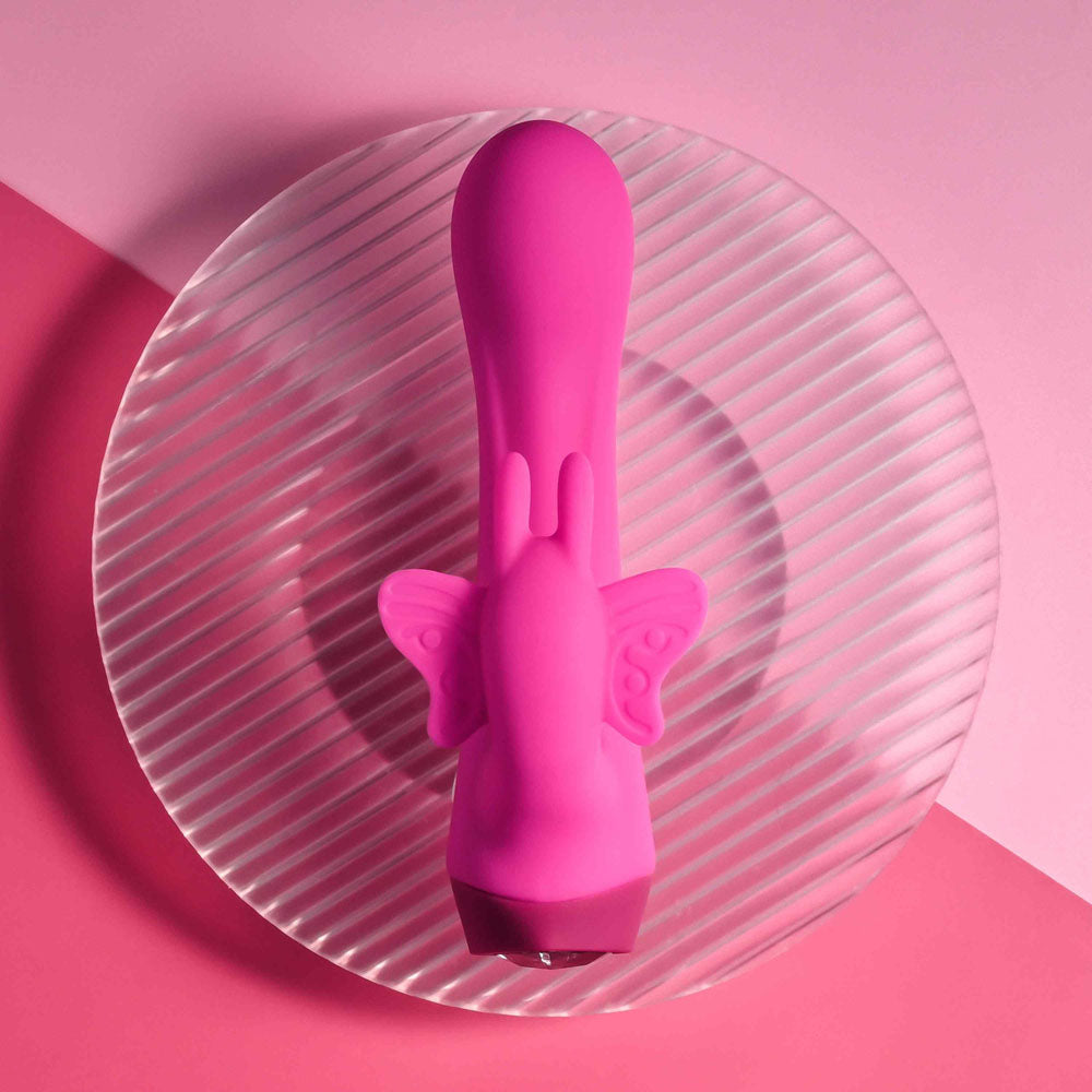 Selopa BUTTERFLY LOVE - Pink 13.8 cm USB Rechargeable Butterfly Vibrator Selopa