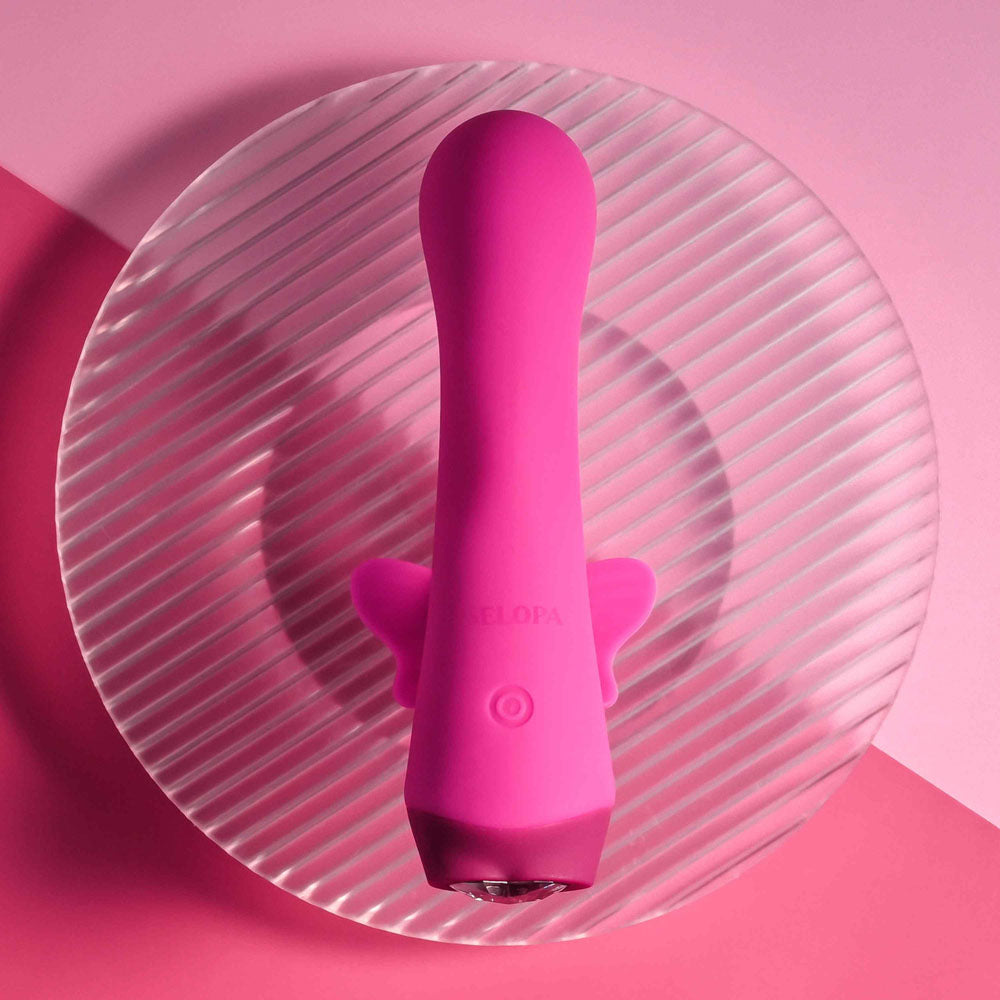 Selopa BUTTERFLY LOVE - Pink 13.8 cm USB Rechargeable Butterfly Vibrator Selopa