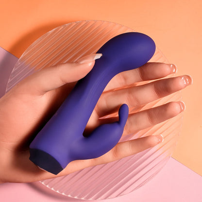 Selopa PLUM JOB - Purple 13.5 cm USB Rechargeable Rabbit Vibrator Selopa