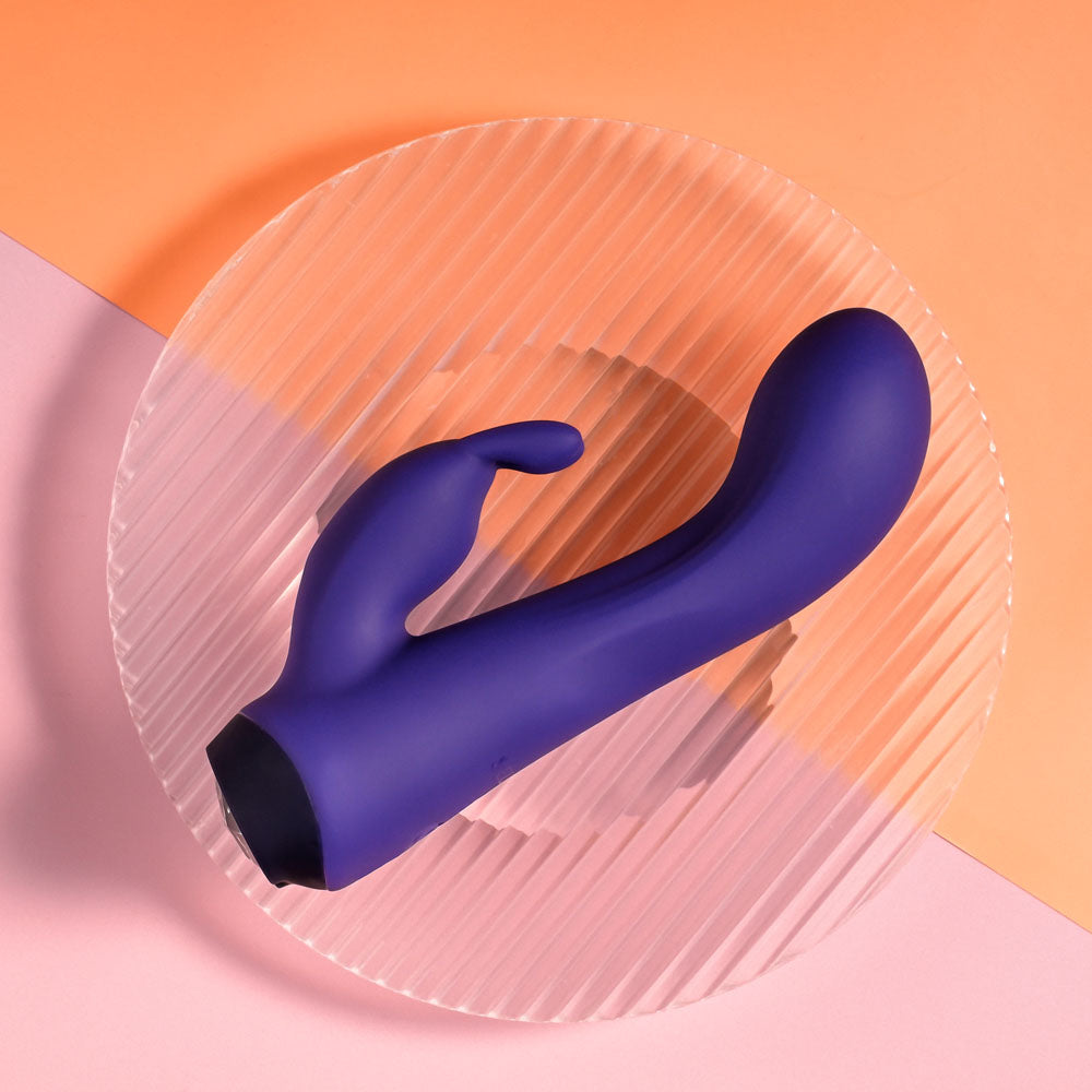 Selopa PLUM JOB - Purple 13.5 cm USB Rechargeable Rabbit Vibrator Selopa