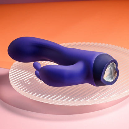 Selopa PLUM JOB - Purple 13.5 cm USB Rechargeable Rabbit Vibrator Selopa