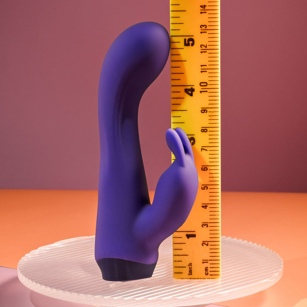 Selopa PLUM JOB - Purple 13.5 cm USB Rechargeable Rabbit Vibrator Selopa