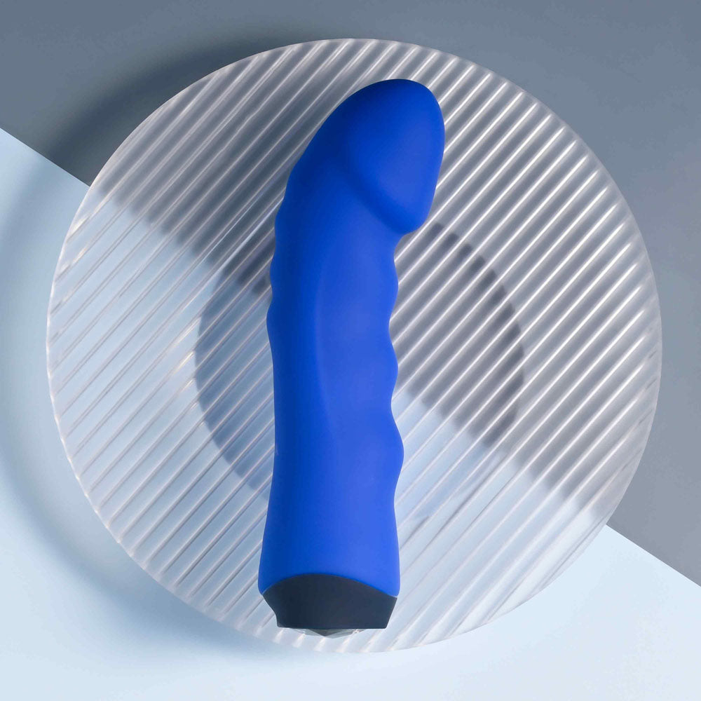 Selopa BLUE BANGER - Blue 13.6 cm USB Rechargeable Vibrator Selopa