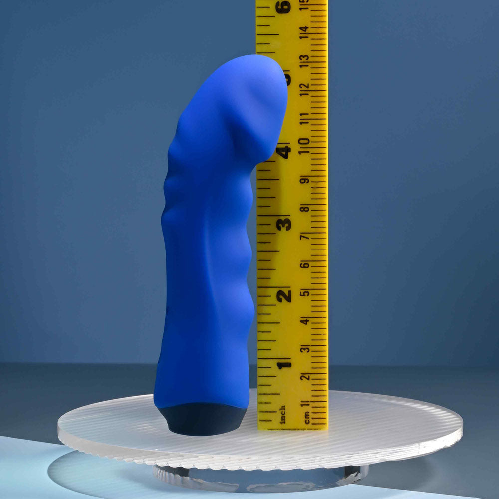 Selopa BLUE BANGER - Blue 13.6 cm USB Rechargeable Vibrator Selopa