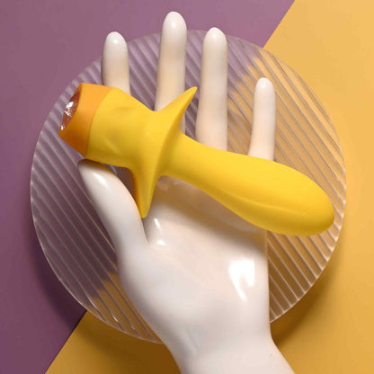 Selopa MELLOW YELLOW - Yellow 13.5 cm USB Rechargeable Vibrating Anal Plug Selopa