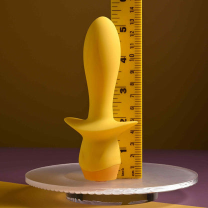 Selopa MELLOW YELLOW - Yellow 13.5 cm USB Rechargeable Vibrating Anal Plug Selopa