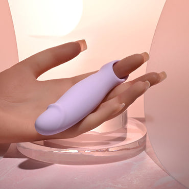 Selopa PETITE PECKER - Purple 11.7 cm USB Rechargeable Mini Vibrator Selopa