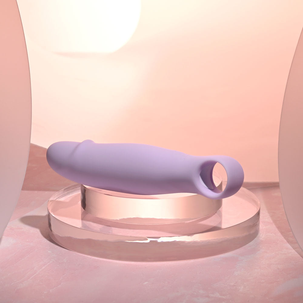 Selopa PETITE PECKER - Purple 11.7 cm USB Rechargeable Mini Vibrator Selopa